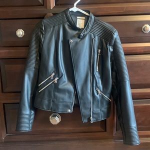 Zara leather jacket.